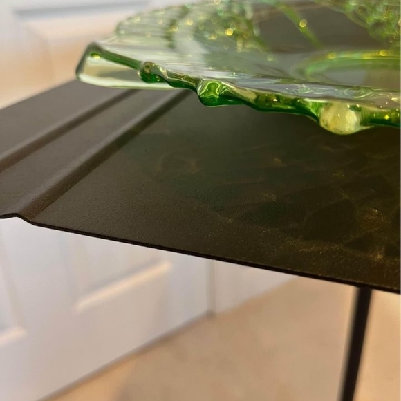 Rare find Art Deco Stolzle Hermanova Uranium Glass Plate. - Picture 4 of 6